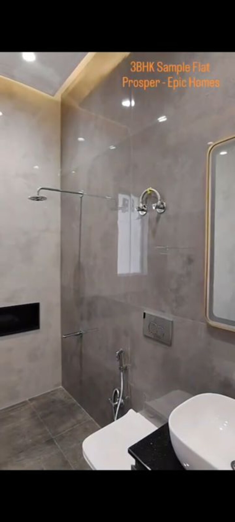 Bathroom, prosper-epic-homes 4 Bedroom 2230 Sq.Ft. Apartment In Sector 89 Faridabad 10379317