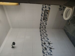 Bathroom in 2 BHK Apartment at Shiksha Apartment, Vasundhara Sector 6 – for Rent