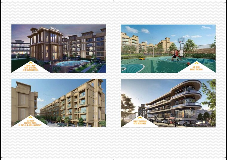 Exterior View, signature-global-city-92 3 Bedroom 1193 Sq.Ft. Builder Floor In Sector 92 Gurgaon 10379358