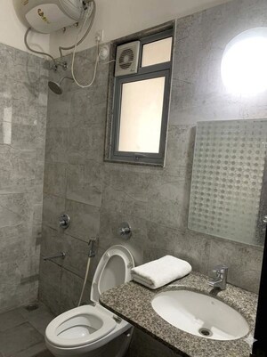 Bathroom in 3.5 BHK Apartment at Amanora Future Towers, Hadapsar – for Rent