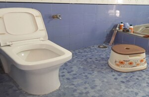 Bathroom in  Pg at Jagtap Dairy – for Rent