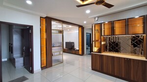 Living Room in 3 BHK Apartment at ASBL Spire, Kokapet – for Rent