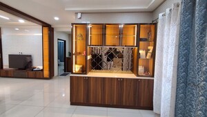 Living Room in 3 BHK Apartment at ASBL Spire, Kokapet – for Rent