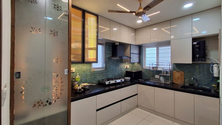 Kitchen, asbl-spire 3 Bedroom 1908 Sq.Ft. Apartment In Kokapet Hyderabad 10379428