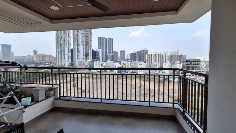 Balcony, asbl-spire 3 Bedroom 1908 Sq.Ft. Apartment In Kokapet Hyderabad 10379428