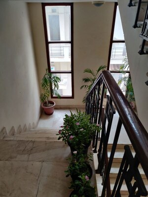 Balcony in 4 BHK Builder Floor at Vasant Vihar – for Rent