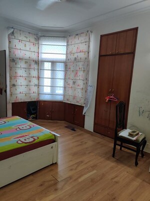 Bedroom in 4 BHK Builder Floor at Vasant Vihar – for Rent