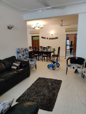 Living Room in 4 BHK Builder Floor at Vasant Vihar – for Rent