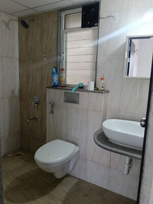 Bathroom in 2 BHK Apartment at Kolte Patil City Avenue, Wakad – for Rent