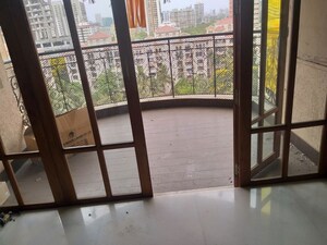 Balcony in 3 BHK Apartment at Mahindra Eminente, Goregaon West – for Rent