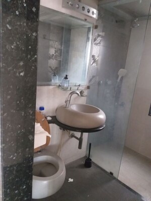 Attached Bathroom in 3 BHK Apartment at Mahindra Eminente, Goregaon West – for Rent