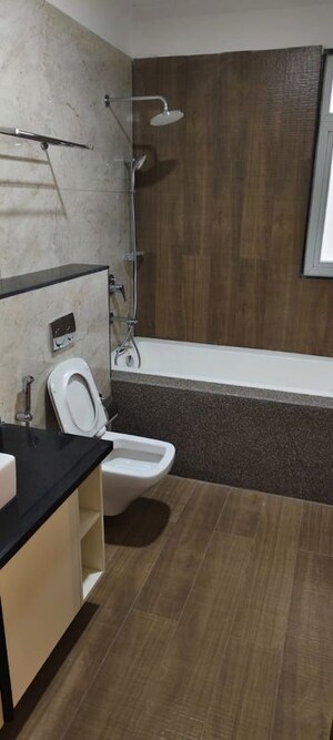 Bathroom in 4 BHK Apartment at Uchdpl Veridia Oakwood Enclave, Wave City – for Rent