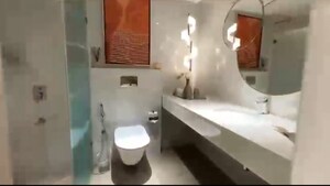 Bathroom in 3.5 BHK Apartment at Gokul Nagar – for Sale