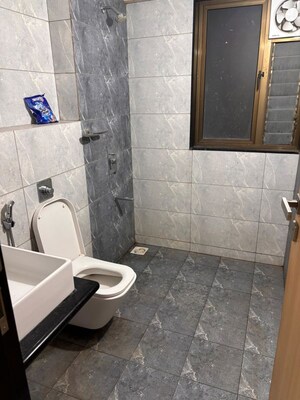 Bathroom in 1 BHK Apartment at Paranjape Blue Ridge, Hinjewadi – for Rent