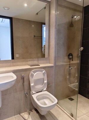 Bathroom in 3.5 BHK Apartment at Panchshil Towers, Kharadi – for Rent