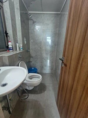 Bathroom in 2 BHK Apartment at Sheth Auris Bliss, Malad West – for Rent