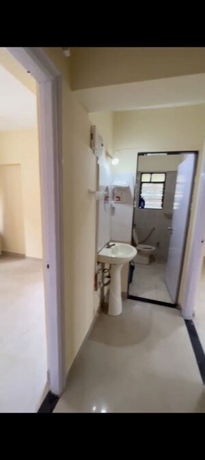 Bathroom in 2 BHK Apartment at Mhada Colony – for Rent
