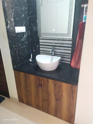 Washroom in 3 BHK Apartment at Bharat The Province, Punawale – for Rent