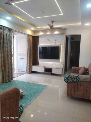 Living Room in 3 BHK Apartment at Bharat The Province, Punawale – for Rent
