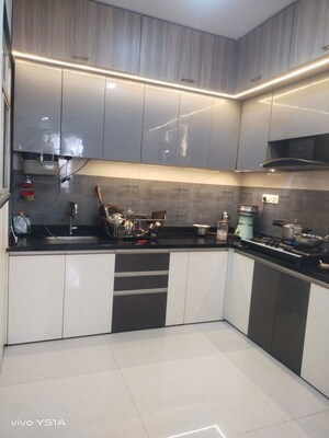 Kitchen in 3 BHK Apartment at Bharat The Province, Punawale – for Rent