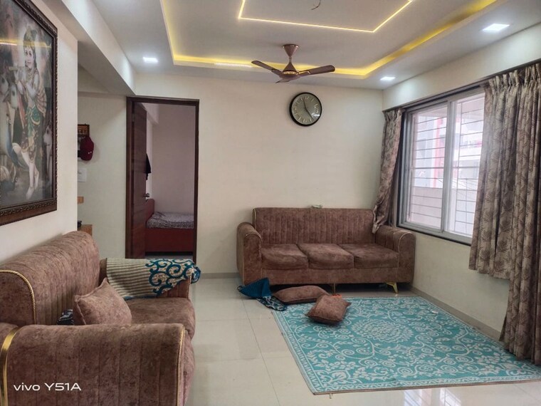 Living Room, bharat-the-province 3 Bedroom 1080 Sq.Ft. Apartment In Punawale Pune 10379737