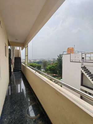 Balcony in 2 BHK Builder Floor at Hsr Layout – for Rent