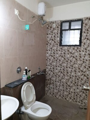 Bathroom in 2.5 BHK Apartment at Atul Western Hills Phase 2, Baner – for Rent