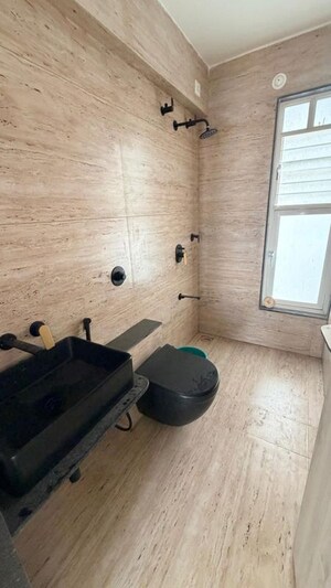 Bathroom in 3 BHK Apartment at Unique K Shire, Punawale – for Rent