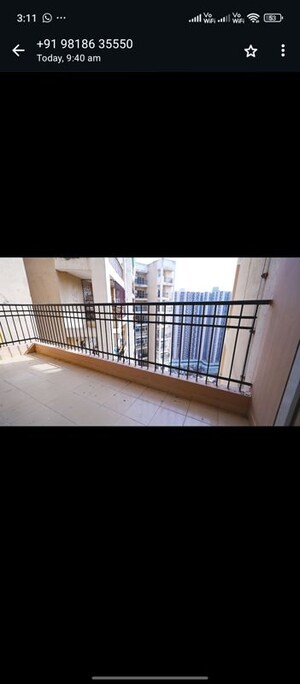 Balcony in 2 BHK Apartment at JM Florance, Tech Zone 4 Greater Noida – for Sale