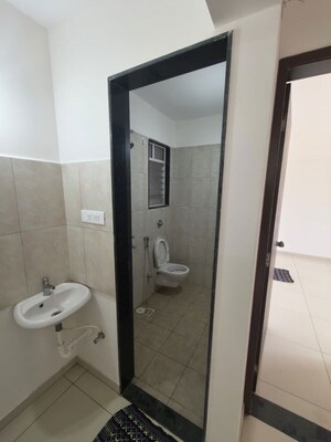 Bathroom in 3 BHK Apartment at Aditya Shagun Comfort Zone Plus, Balewadi – for Rent