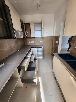 Kitchen in 3 BHK Apartment at Godrej Meridien, Sector 106 – for Rent