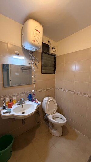Bathroom in 3 BHK Apartment at Nagavarapalya – for Rent