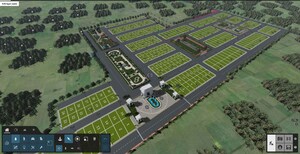   Plot at Krishna Iscon Valley, Gosainganj – for Sale