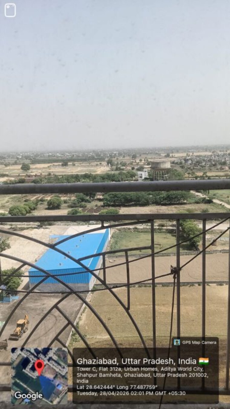 Balcony, aditya-urban-homes 1 Bedroom 585 Sq.Ft. Apartment In Shahpur Bamheta Ghaziabad 10379950