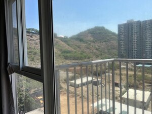 Balcony in 3 BHK Apartment at VTP Solitaire, Baner – for Rent