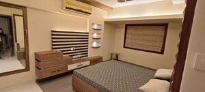 Bedroom in 3 BHK Apartment at Lakshachandi Heights, Goregaon East – for Rent