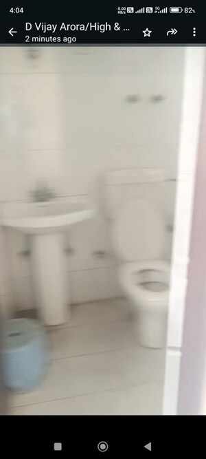 Bathroom in 2 BHK Apartment at High End Paradise II, Raj Nagar Extension – for Rent