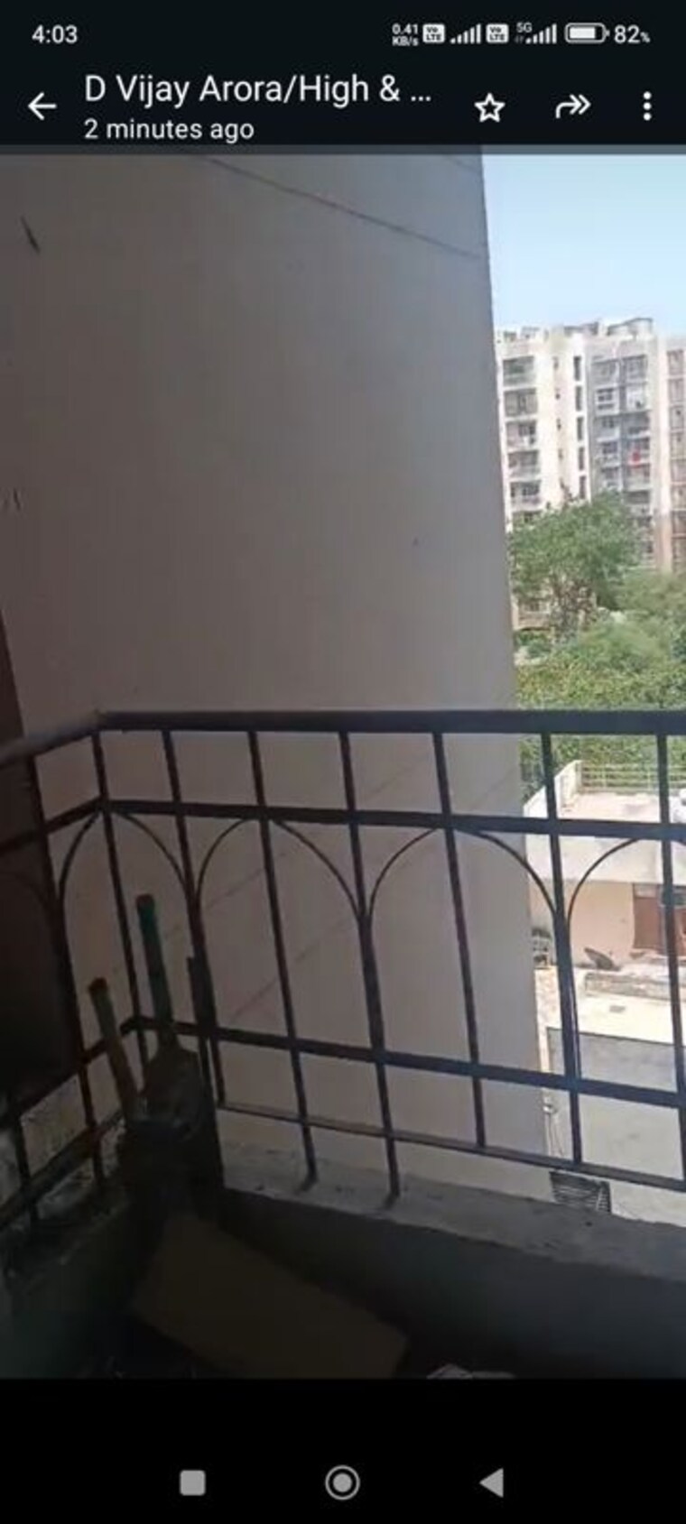 Balcony, high-end-paradise-ii 2 Bedroom 920 Sq.Ft. Apartment In Raj Nagar Extension Ghaziabad 10380002