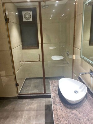 Bathroom in 3 BHK Apartment at Dron Kunj Apartments, Sector 9a – for Rent