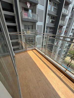 Balcony in 3 BHK Apartment at Magarpatta City Roystonea, Hadapsar – for Rent