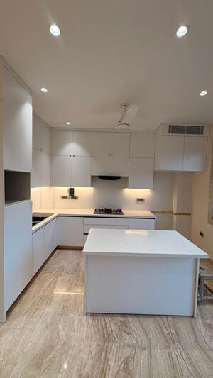 Kitchen in 3 BHK Builder Floor at Greater Kailash I – for Rent
