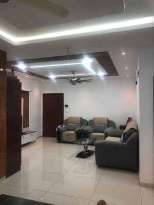 Living Room in 3 BHK Apartment at DSR Waterscape, K Channasandra – for Rent