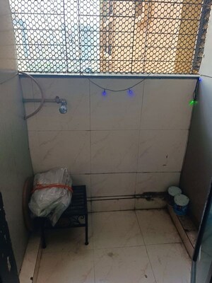 Bathroom in 3 BHK Apartment at K Raheja Heights, Malad East – for Rent
