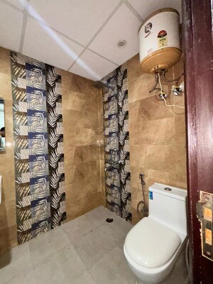 Bathroom in 1 BHK Builder Floor at Sushant Lok I – for Rent