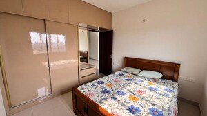 Bedroom in 1 BHK Apartment at Adarsh Greens, Kogilu – for Rent