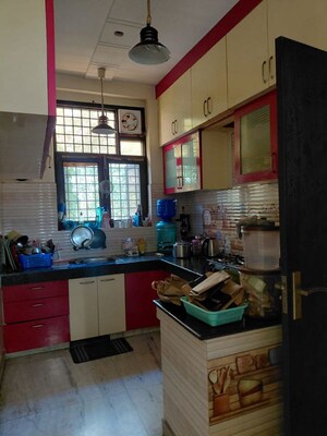 Kitchen in 1 BHK Builder Floor at RWA Apartments Sector 41, Sector 41 – for Rent