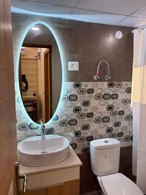 Bathroom in 2.5 BHK Apartment at Rise Organic Homes, Mahurali – for Rent