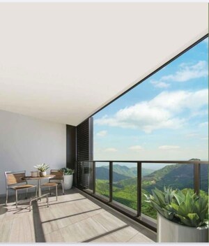 Balcony in 4 BHK Apartment at Lodha Bellavista, Manpada – for Sale