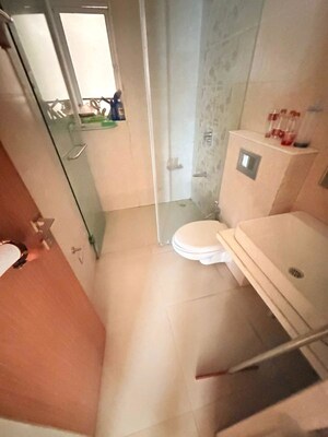 Bathroom in 3 BHK Apartment at Concret Sai Saakshaat, Kharghar – for Rent