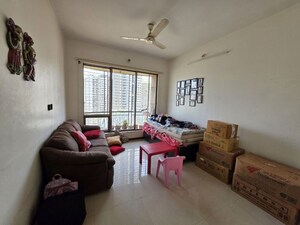Living Room in 2.5 BHK Apartment at Lotus Sky Garden, Malad West – for Rent